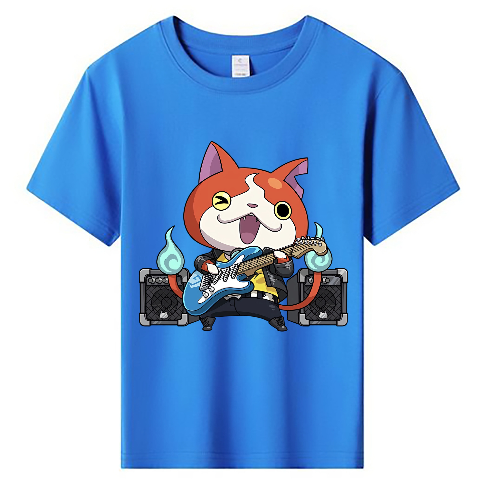 （画像用） 妖怪ウォッチ Yo-kai Watch 綿100％キッズTシャツ（フロントプリント）